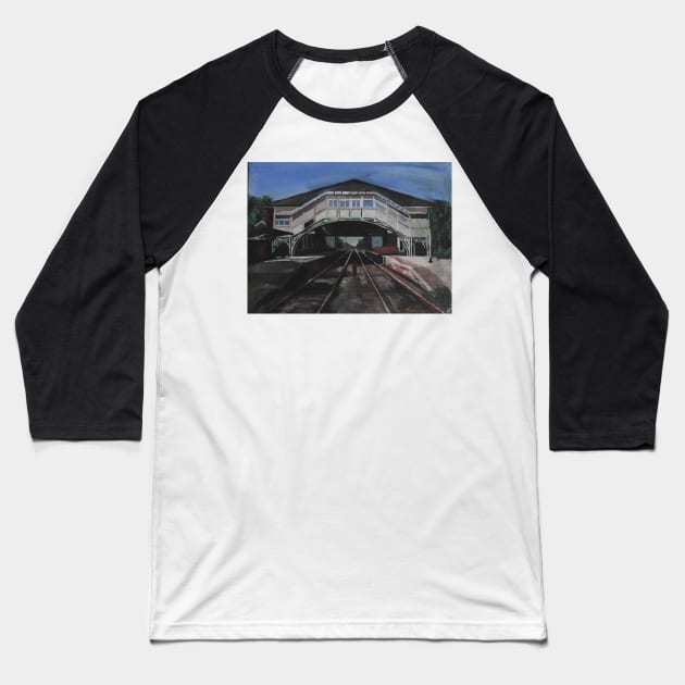 Beverley Railway Station, East Yorkshire Baseball T-Shirt by golan22may